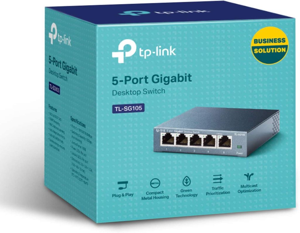 Review of the TP-Link TL-SG105 5-Port Gigabit Ethernet Switch