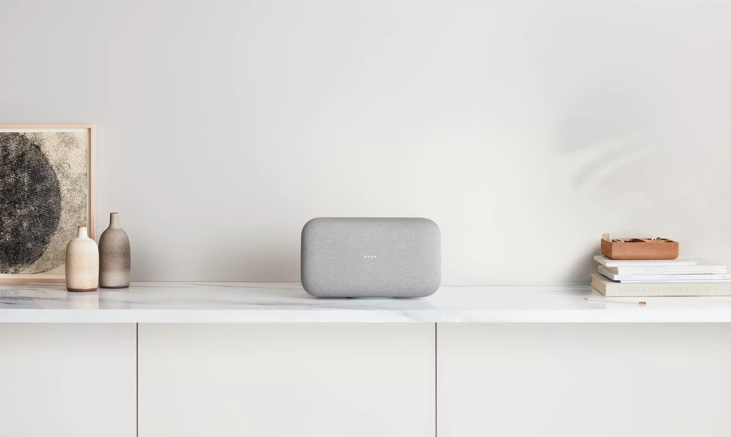 What Are the Features of the Google Home Max in White? 1 Google Home Max in White
