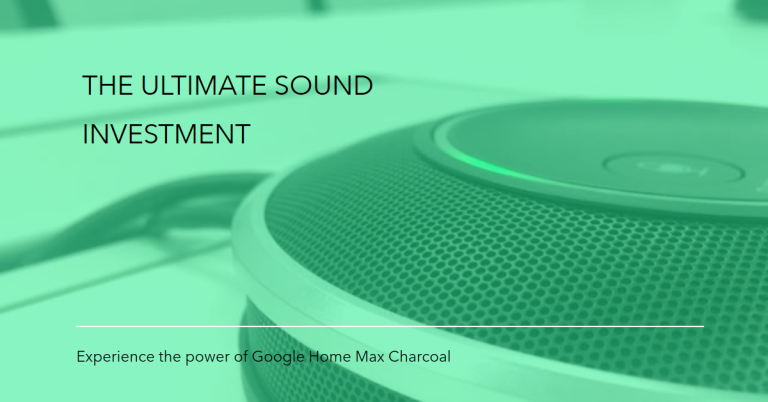 Google Home Max Charcoal: The Ultimate Sound Investment