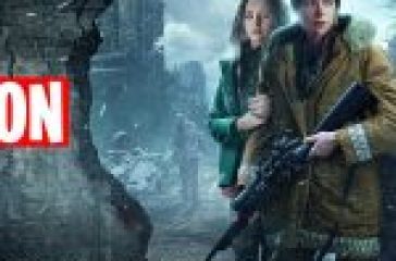 Promotional image for Black Summer Season 3 featuring three characters with obscured faces, armed and ready for action against a post-apocalyptic backdrop.