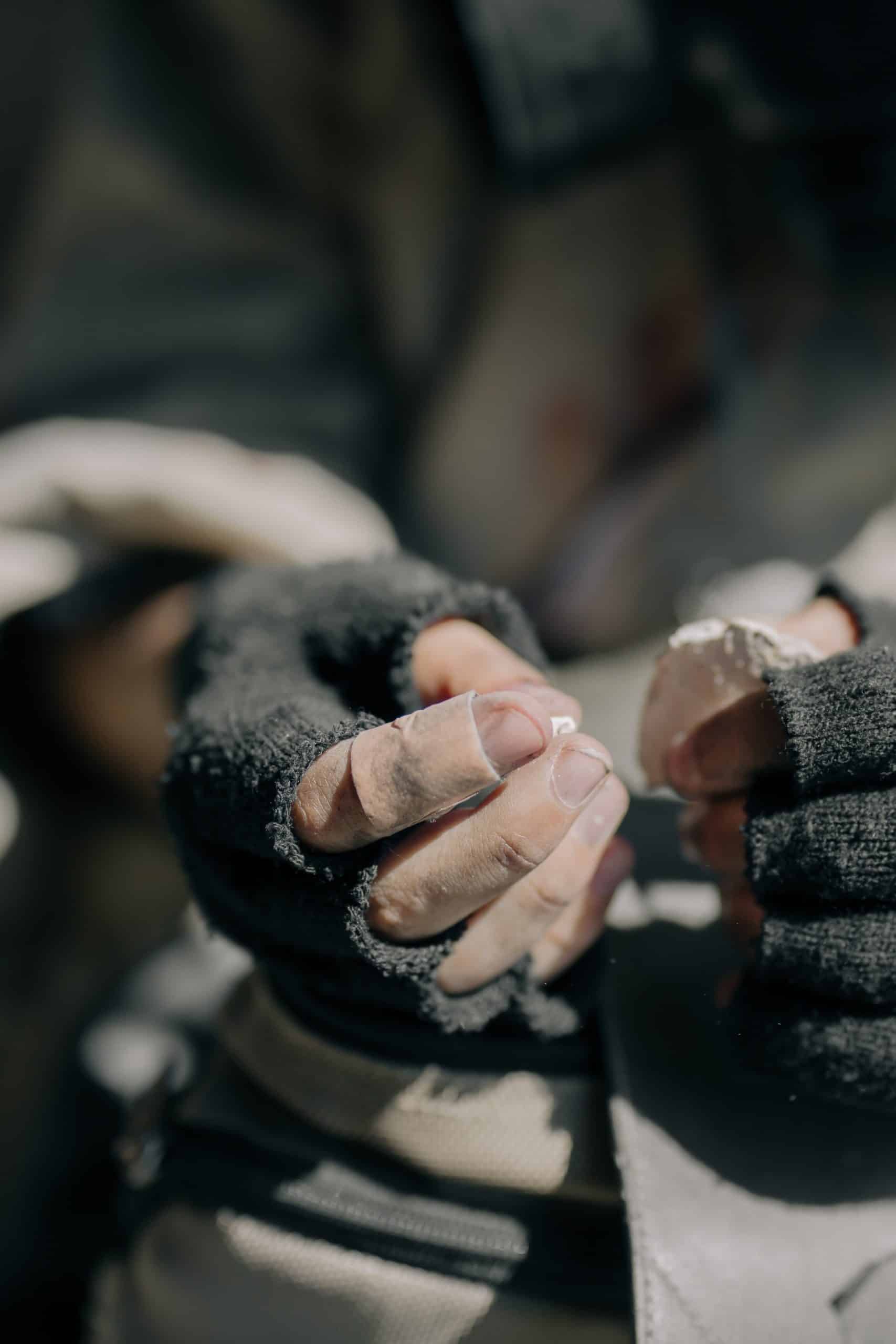 Fingerless gloves