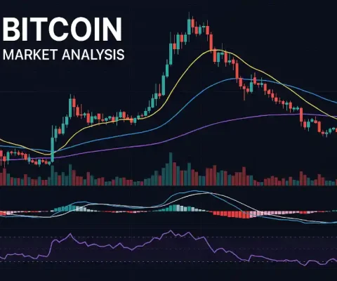 Bitcoin Market Analysis Chart Showing Price Trends And Data Indicators For Informed Investments