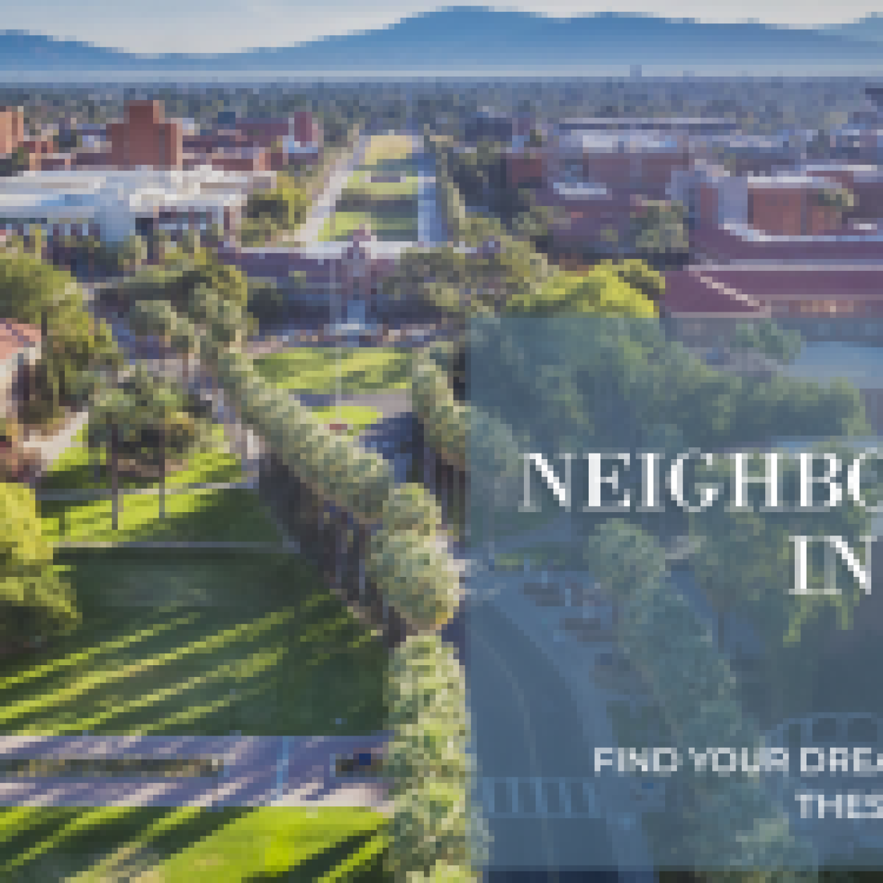 Aerial view of one of Orange County’s top neighborhoods with verdant landscapes and modern buildings, highlighting desirable living areas.