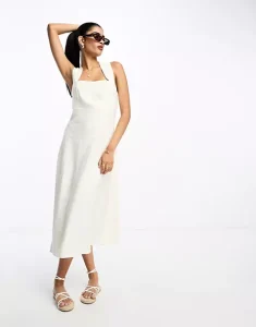 White Midi Dress