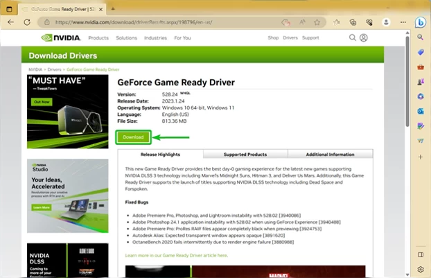 geforce experience driver download failed
