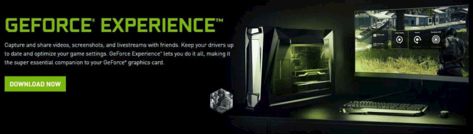geforce experience driver download failed