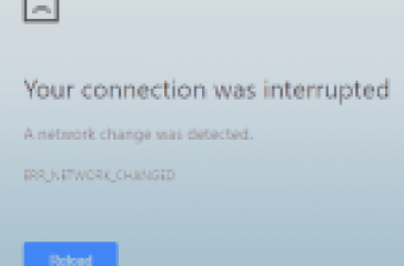 Connection Interruptions