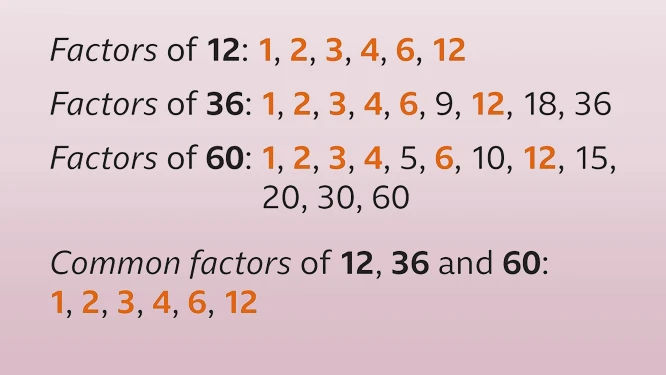 Factors Governing the Common Number