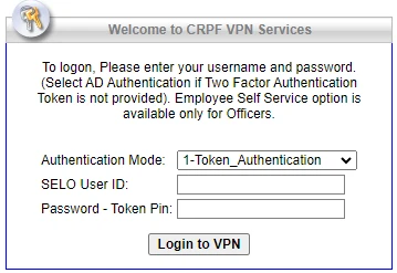  CRPF VPN Login