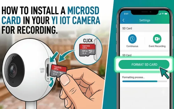 How To Install An Sd Card In A Yi Iot Camera 1 How To Install An Sd Card In A Yi Iot Camera (Step-By-Step)