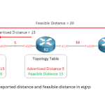 Reported Distance and Feasible Distance in EIGRP: Navigating the Routing Landscape