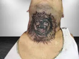 Unleashing the Power with a Lion Tattoo on Neck