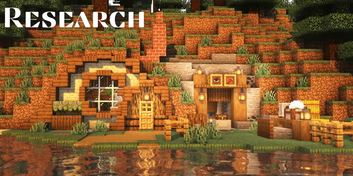 A cozy Minecraft Hobbit Hole nestled amidst lush greenery.