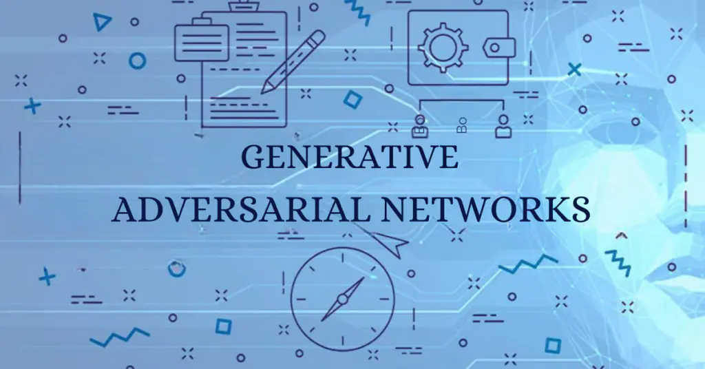 An illustrative collage displaying neural network diagrams, mathematical equations, and generated images, representing the comprehensive guide on Generative Adversarial Networks (GANs) theory and practice.