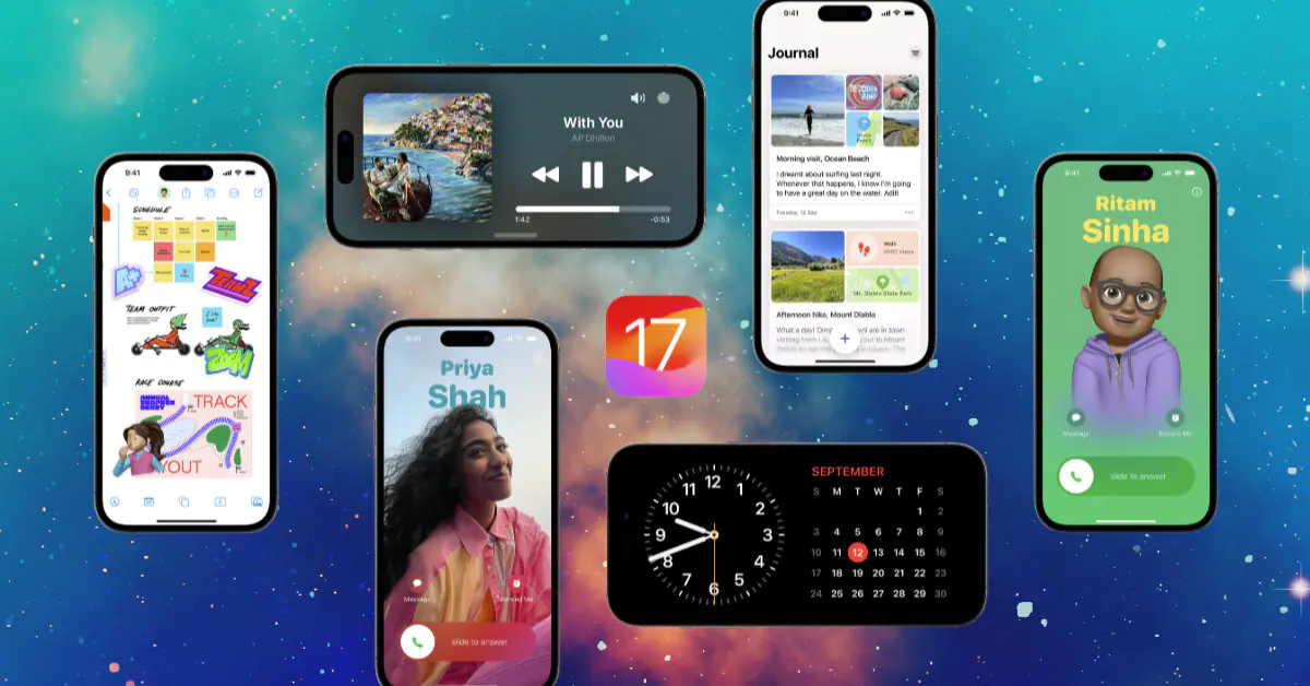 A sleek smartphone displaying the home screen of Apple iOS 18, showcasing its vibrant icons and user-friendly interface.