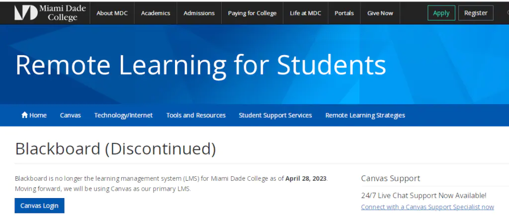 MDC Blackboard