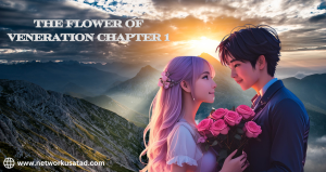 A close-up image of a blooming lotus flower with vibrant pink petals against a serene backdrop.