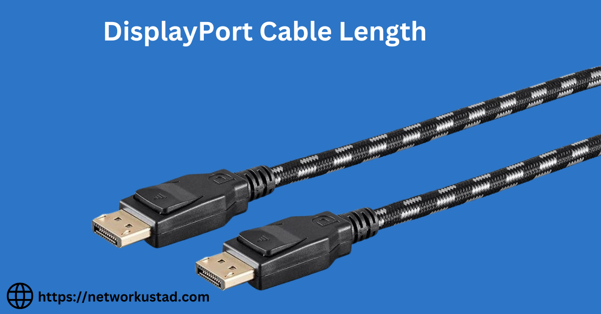 An image showcasing various types of DisplayPort cables.