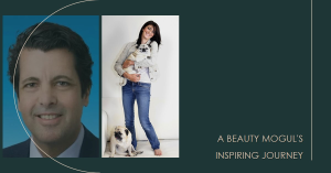 A photo of Andre Hakkak and his wife Marissa Shipman.