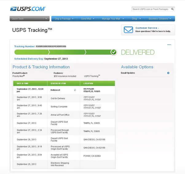 TCC Shipment Tracking