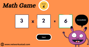 An illustration of colorful geometric shapes arranged in a playful manner.