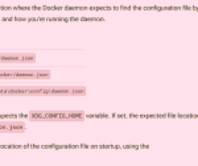 Cannot Connect to the Docker Daemon" Error