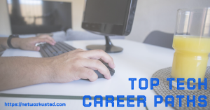 A person working on a computer with a glass of orange juice on the desk