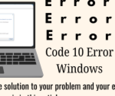 Error message on a Windows screen, indicating a device cannot start due to a driver issue.