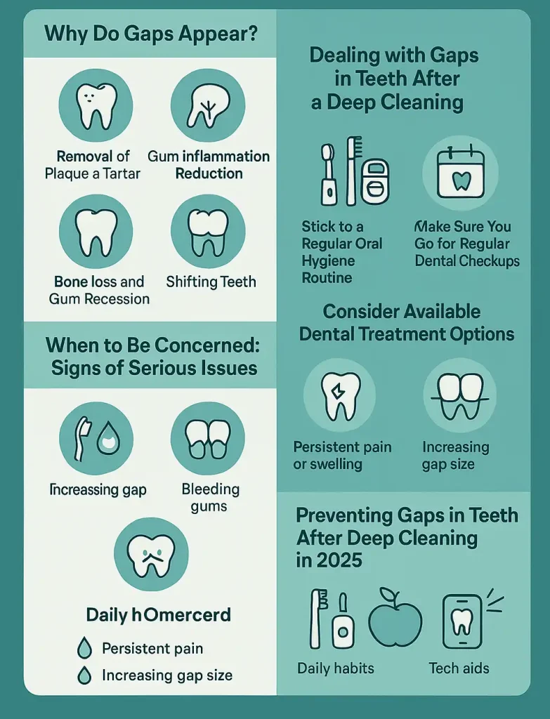 Gaps in Teeth After Deep Cleaning