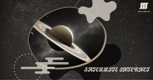 Satellite dish on a rooftop with a clear sky in the background, representing satellite internet technology and connectivity. #Satellite Internet