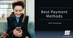 An image showing a variety of payment methods, including a credit card, smartphone with a digital wallet app, and contactless payment terminal.