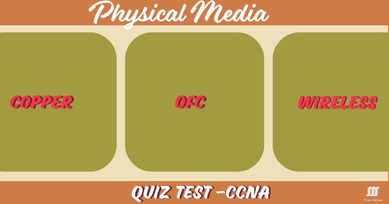 Quiz Test 3 Types of Physical Media