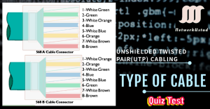 Unshielded Twisted Pair (UTP) Cabling Quiz Test