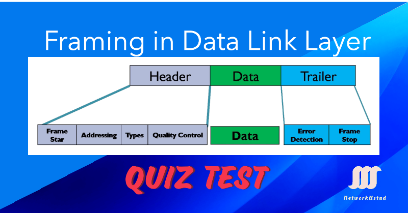 Quiz Test Framing in Data Link Layer