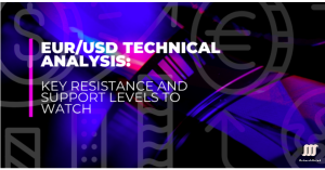 EUR/USD price chart showing bullish breakout above key resistance with RSI and moving average indicators.