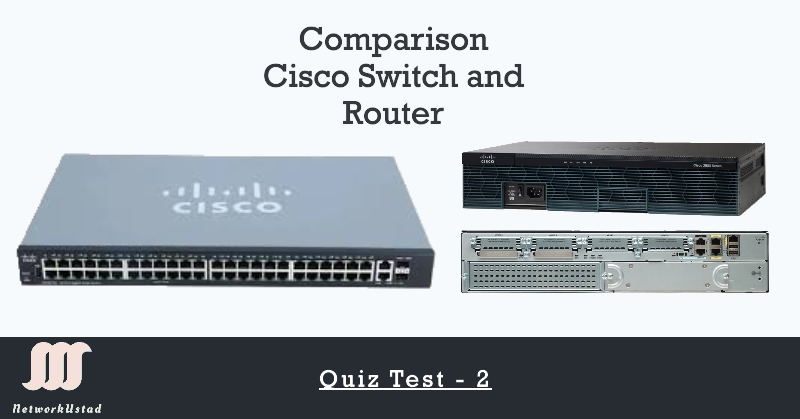 Quiz Comparing Switch and Router – CCNA (200-301) Quiz Comparing Switch and Router – CCNA (200-301)