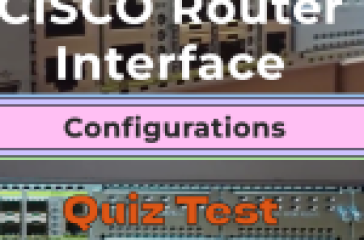 Cisco Router Interface Configuration Quiz Test