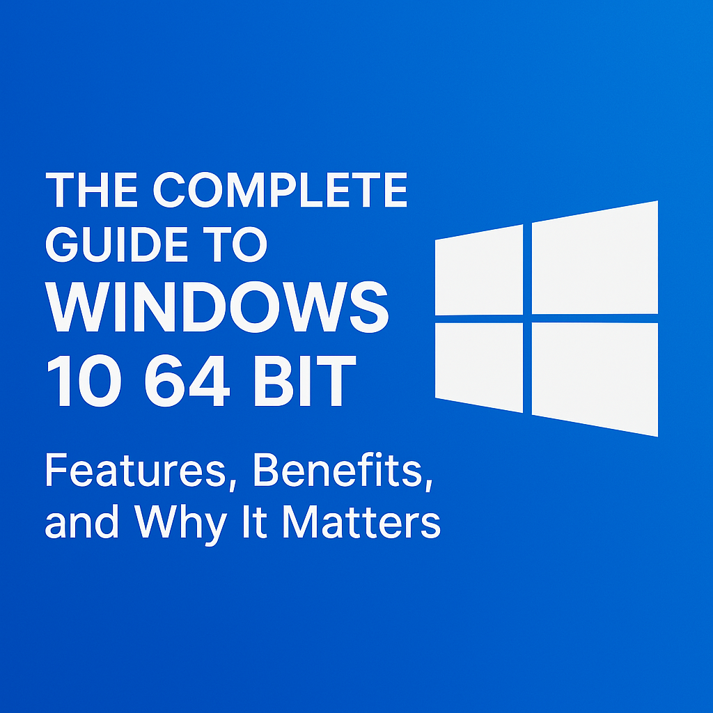 The Complete Guide to Windows 10 64 Bit: Features, Benefits, and Why It Matters The Complete Guide to Windows 10 64 Bit: Features, Benefits, and Why It Matters