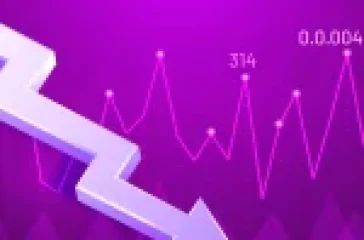 Bitcoin price chart showing sharp decline, market volatility, and critical investment data points