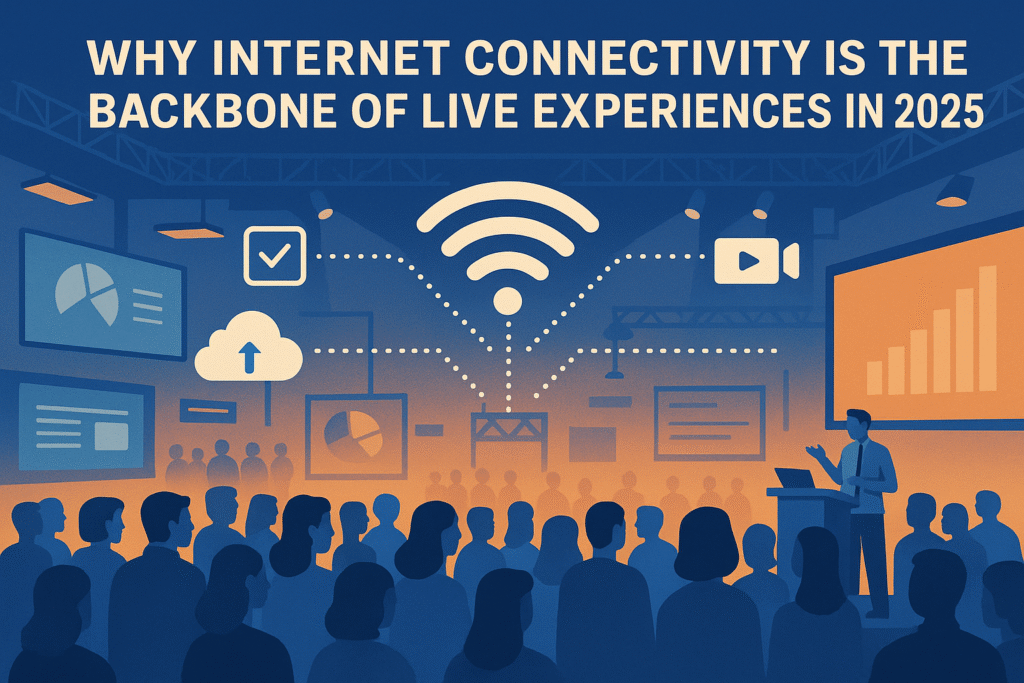 Why Internet Connectivity is the Backbone of Live Experiences in 2025 Why Internet Connectivity is the Backbone of Live Experiences in 2025