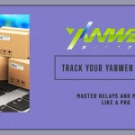 Digital Illustration Of A Yanwen Package With A Tracking Barcode And Global Map Overlay, Featuring Bold Text: 'Track Your Yanwen Packages – Master Delays Like A Pro.'