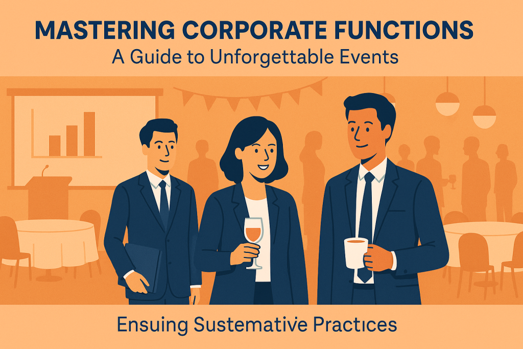Mastering Corporate Functions: A Guide to Unforgettable Events