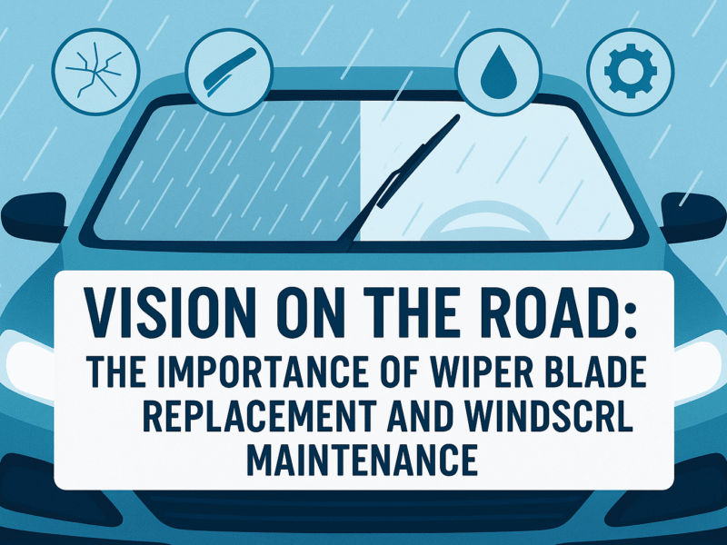 Vision on the Road: The Importance of Wiper Blade Replacement and Windscreen Maintenance