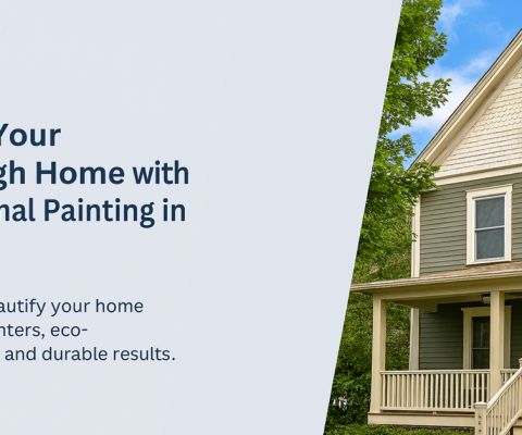 Fagan Painting Promotional Banner Featuring A Beautifully Painted Pittsburgh Home With Professional 2025 Exterior Painting Results