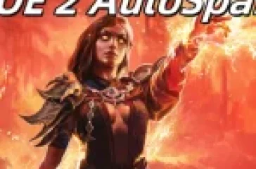 Path of Exile 2 AutoSpark character freezing enemies with lightning and cold spells, showcasing crowd control layering using Three Dragons helmet.