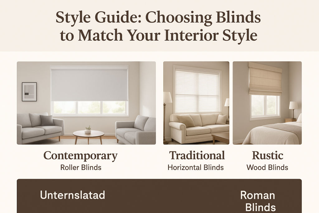 Style Guide: Choosing Blinds to Match Your Interior Style