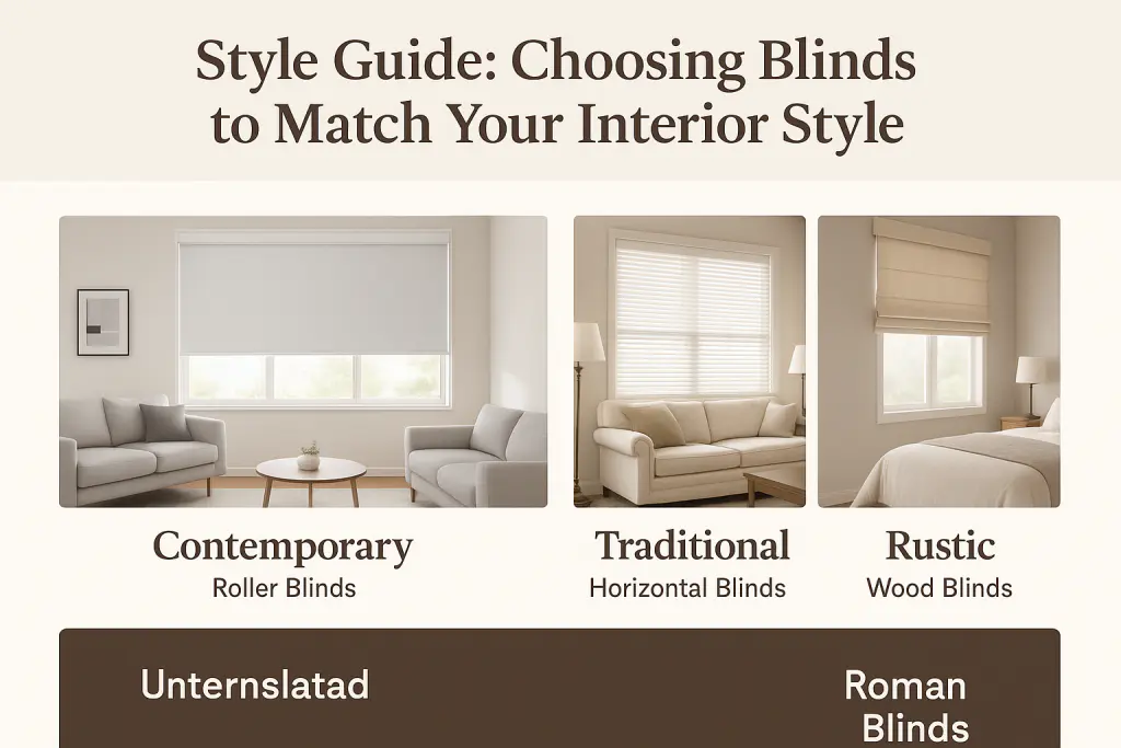 Style Guide: Choosing Blinds to Match Your Interior Style