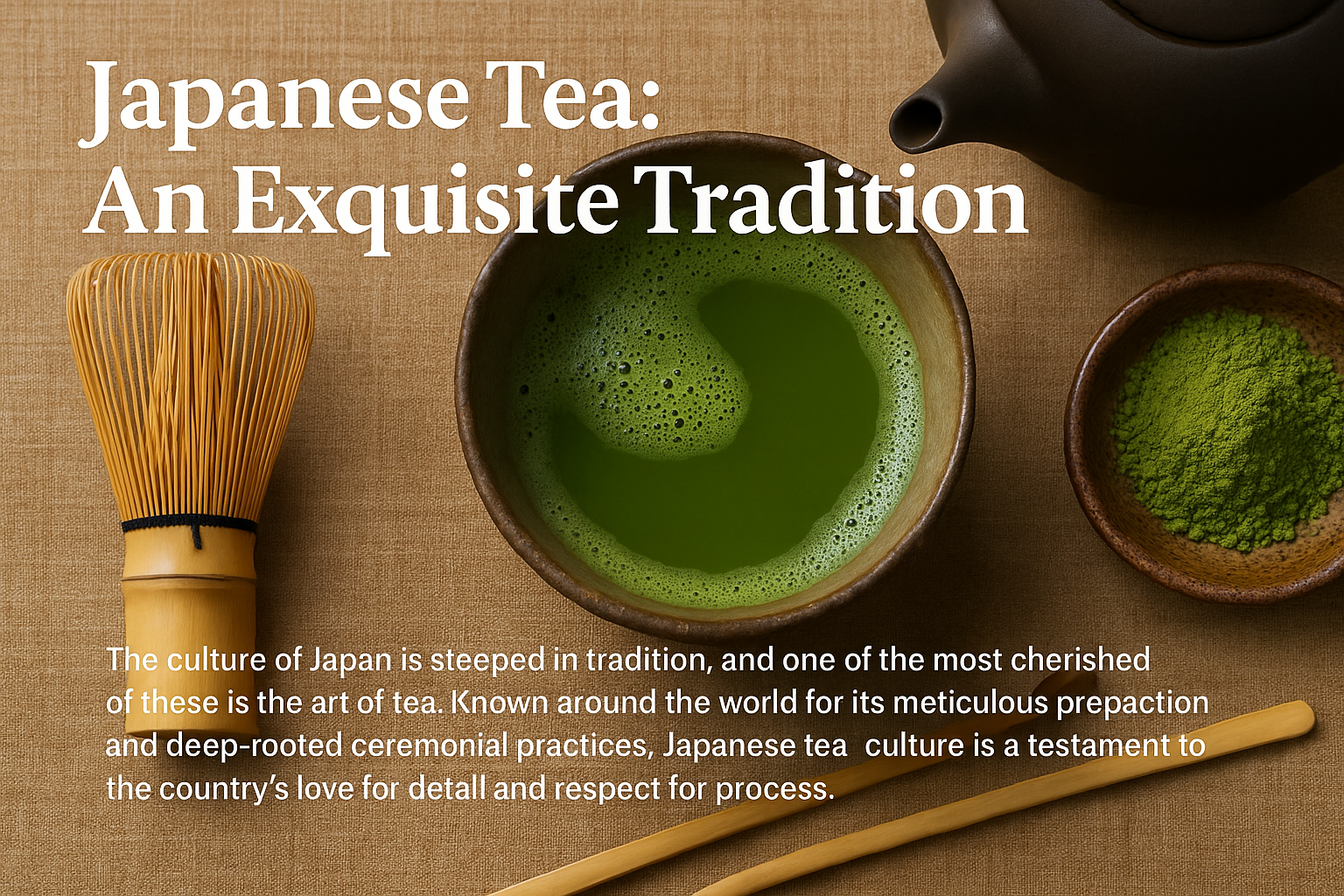 Japanese Tea: An Exquisite Tradition