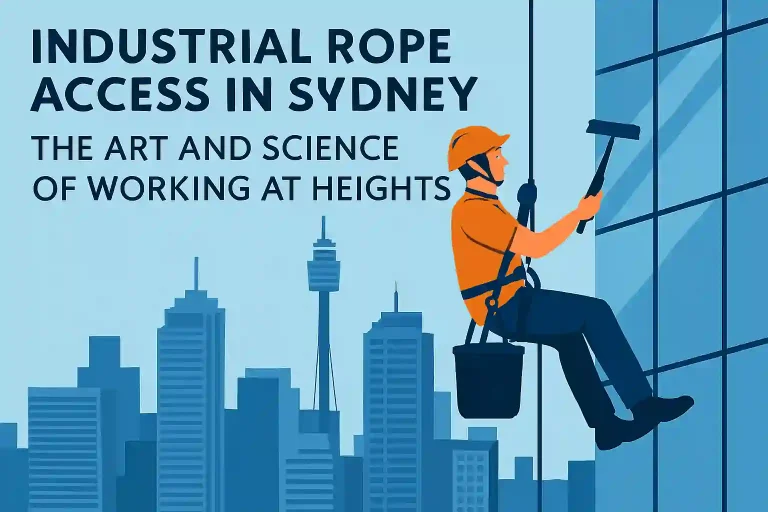 Industrial Rope Access in Sydney: The Secret Behind Those Spotless High-Rises