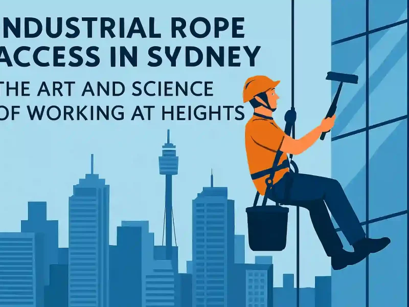 Industrial Rope Access in Sydney: The Secret Behind Those Spotless High-Rises